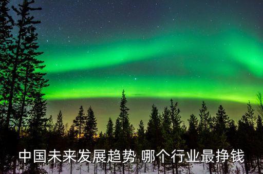 中國(guó)未來(lái)發(fā)展趨勢(shì) 哪個(gè)行業(yè)最掙錢