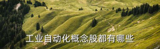 工業(yè)自動(dòng)化概念股都有哪些