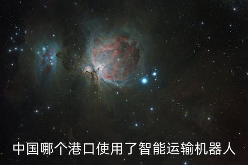 中國(guó)哪個(gè)港口使用了智能運(yùn)輸機(jī)器人