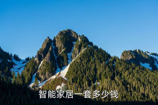 智能家居一套多少錢