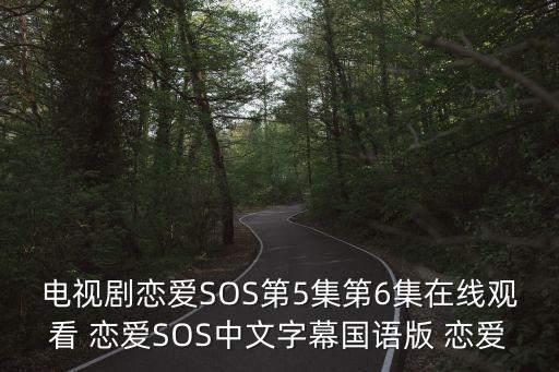 電視劇戀愛(ài)SOS第5集第6集在線觀看 戀愛(ài)SOS中文字幕國(guó)語(yǔ)版 戀愛(ài)