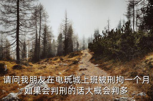 在電玩城上班會(huì)被判刑嗎，電玩城工作人員被刑事拘留已經(jīng)10天了這種情況嚴(yán)重嗎會(huì)判刑嗎