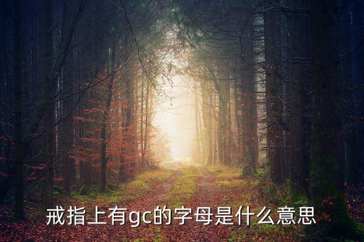 戒指上有g(shù)c的字母是什么意思