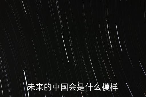 未來的中國會是什么模樣