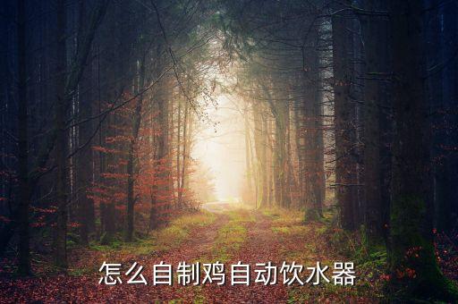 自制家禽自動(dòng)飲水器，虎皮鸚鵡自動(dòng)飲水器怎么做