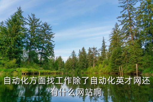 自動化方面找工作除了自動化英才網(wǎng)還有什么網(wǎng)站啊