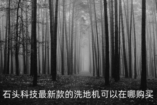 石頭科技最新款的洗地機(jī)可以在哪購買