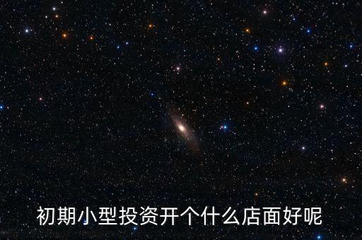 初期小型投資開個什么店面好呢