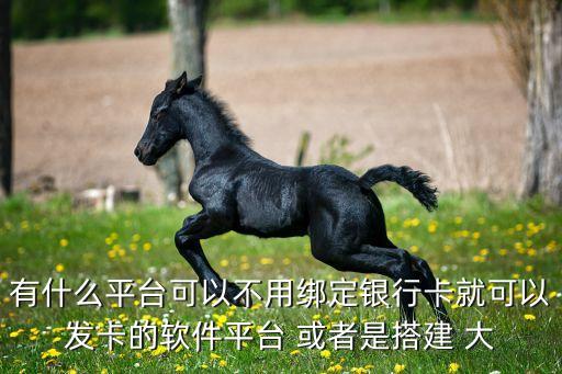 發(fā)卡網(wǎng)搭建教程，有什么平臺可以不用綁定銀行卡就可以發(fā)卡的軟件平臺 或者是搭建 大