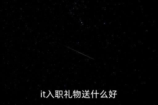 it入職禮物送什么好