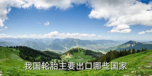中國芯片出口給哪些國家，我國輪胎主要出口哪些國家