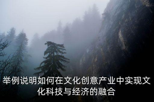 舉例說明如何在文化創(chuàng)意產(chǎn)業(yè)中實(shí)現(xiàn)文化科技與經(jīng)濟(jì)的融合