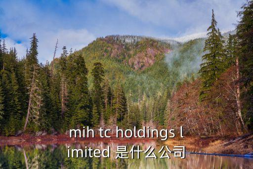 mih tc holdings limited 是什么公司
