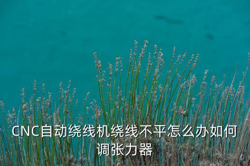 CNC自動繞線機(jī)繞線不平怎么辦如何調(diào)張力器
