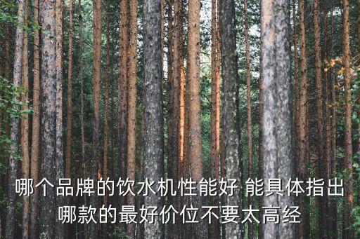 哪個(gè)品牌的飲水機(jī)性能好 能具體指出哪款的最好價(jià)位不要太高經(jīng)