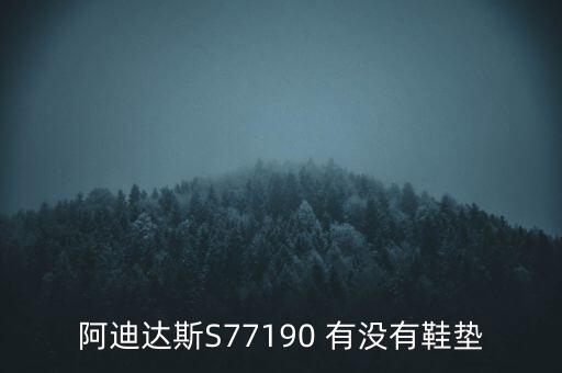 阿迪達(dá)斯S77190 有沒有鞋墊