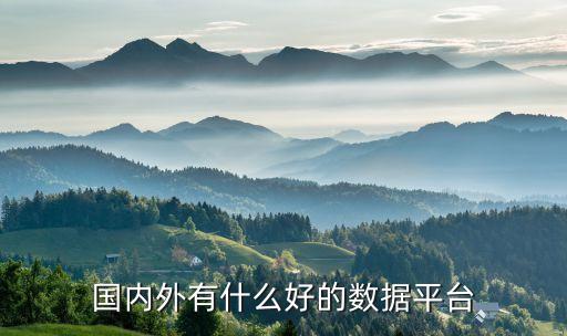 中國互聯(lián)網(wǎng)數(shù)據(jù)平臺，國內(nèi)外有什么好的數(shù)據(jù)平臺