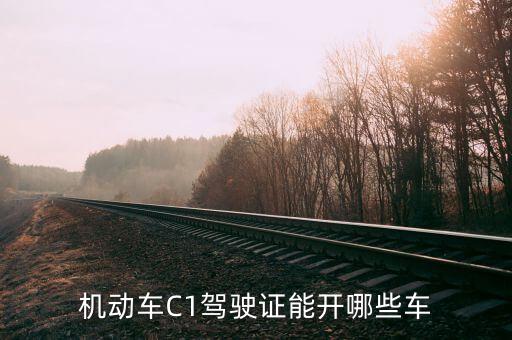 c1駕照能開什么車，駕駛證c1牌能開什么車