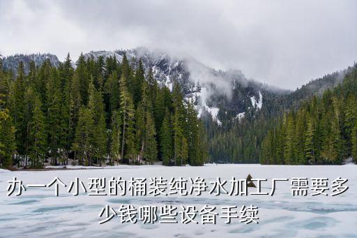 辦一個小型的桶裝純凈水加工廠需要多少錢哪些設備手續(xù)