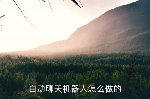 聊天ai機器人制作，自動聊天機器人怎么做的