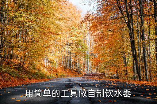 用簡(jiǎn)單的工具做自制飲水器