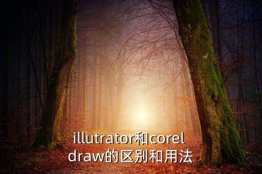 illutrator和corel draw的區(qū)別和用法