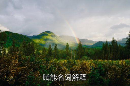 賦能前面加什么動詞，賦能組什么詞