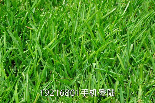 19216801手機(jī)登陸