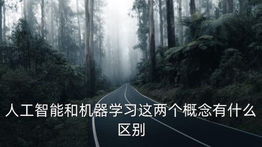 人工智能和機(jī)器學(xué)習(xí)這兩個(gè)概念有什么區(qū)別