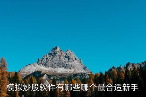 模擬炒股軟件有哪些哪個(gè)最合適新手