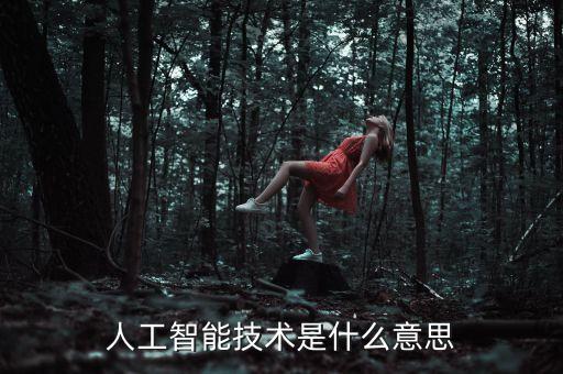 人工智能技術(shù)是什么意思