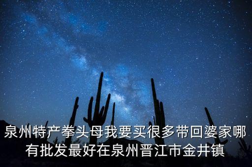 泉州特產(chǎn)拳頭母我要買很多帶回婆家哪有批發(fā)最好在泉州晉江市金井鎮(zhèn)