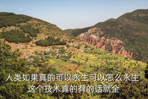 人類如果真的可以永生可以怎么永生 這個技術(shù)真的有的話就全