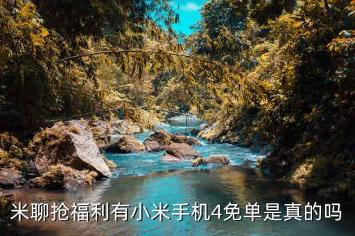 米聊搶單賺傭金真的假的，米聊搶福利有小米手機4免單是真的嗎