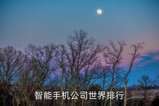 智能手機公司世界排行