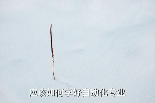 如何學(xué)好自動化專業(yè)導(dǎo)論，應(yīng)該如何學(xué)好自動化專業(yè)