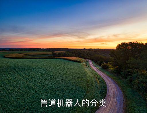 管道機(jī)器人的分類