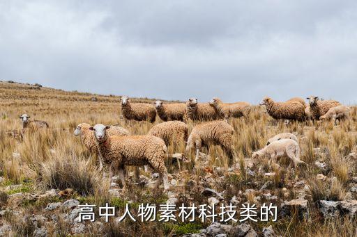 高中人物素材科技類的