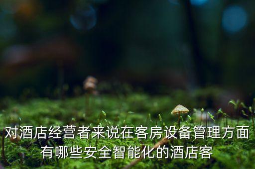 客房智能產(chǎn)品有哪些，對(duì)酒店經(jīng)營(yíng)者來(lái)說(shuō)在客房設(shè)備管理方面有哪些安全智能化的酒店客