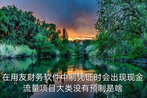 在用友財(cái)務(wù)軟件中制憑證時(shí)會(huì)出現(xiàn)現(xiàn)金流量項(xiàng)目大類沒(méi)有預(yù)制是啥
