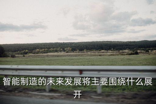 智能制造的未來發(fā)展將主要圍繞什么展開