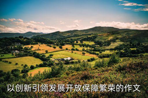 以創(chuàng)新引領(lǐng)發(fā)展開放保障繁榮的作文