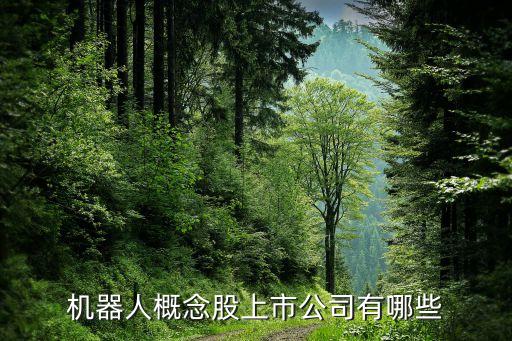 機(jī)器人概念股上市公司有哪些