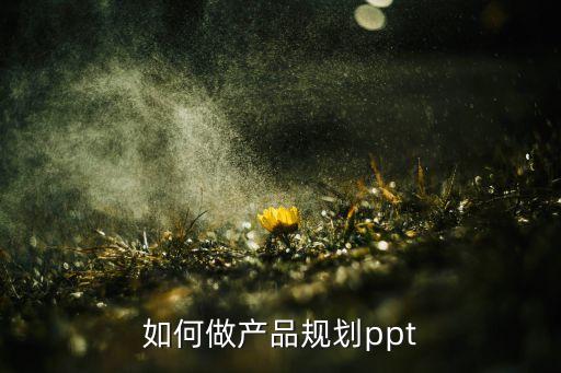 產(chǎn)品規(guī)劃ppt模板，如何寫(xiě)好產(chǎn)品介紹的ppt