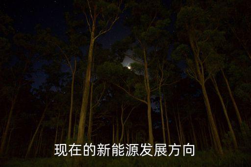 現(xiàn)在的新能源發(fā)展方向