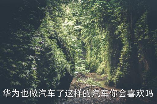 華為也做汽車了這樣的汽車你會(huì)喜歡嗎