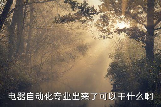 歐麥鑫自動(dòng)化科技，電器自動(dòng)化專業(yè)出來(lái)了可以干什么啊