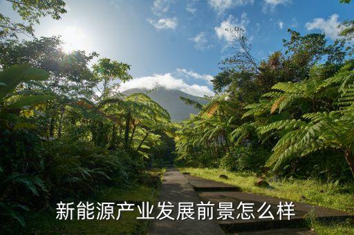 新能源產(chǎn)業(yè)發(fā)展前景怎么樣