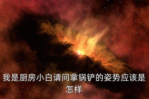 我是廚房小白請(qǐng)問拿鍋鏟的姿勢(shì)應(yīng)該是怎樣