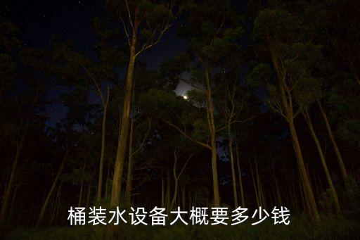 大桶水設備生產線設備多少錢，桶裝礦泉水生產設備需要多少錢